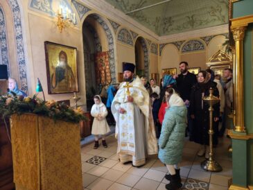 Новогодняя ночная Божественная литургия прошла в нашем храме