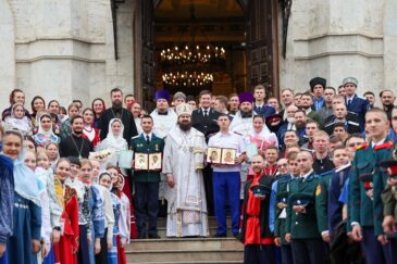 Клирик храма свт. Николая в Заяицком принял участие во Всероссийском слета казачьей молодежи