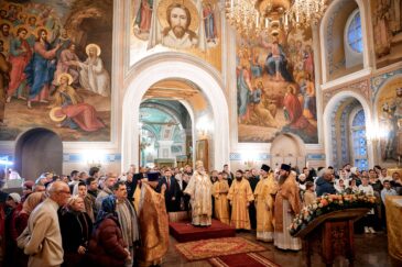 Юбилейные престольные торжества храма свт. Николая в Заяицком возглавил митрополит Ставропольский Кирилл