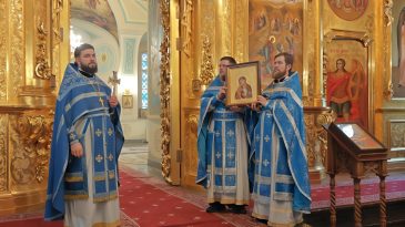 Освящение образа Пресвятой Богородицы «Скорбящая о младенцах, во чреве убиенных»