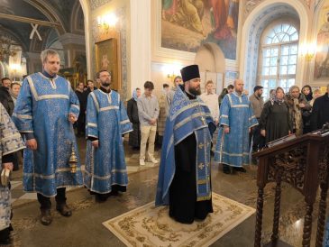 В храме свт. Николая в Заяицком прошел благодарственный молебен по случаю завершения первого этапа реставрации
