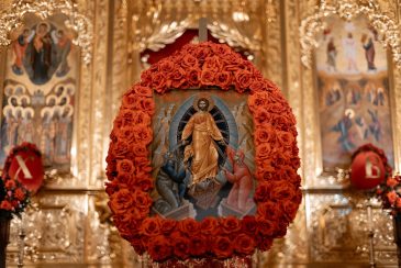 Светлое Христово Воскресение встретили в храме святителя Николая в Заяицком