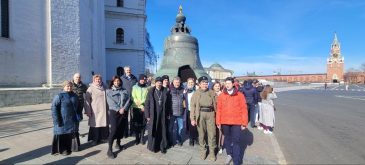 Взрослая группа Воскресной школы нашего храма посетила храмы Московского Кремля