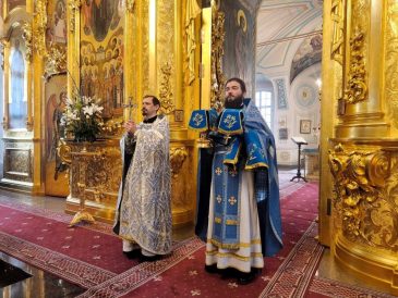 Праздник Благовещения пресвятой Богородицы прошел в храме свт. Николая в Заяицком
