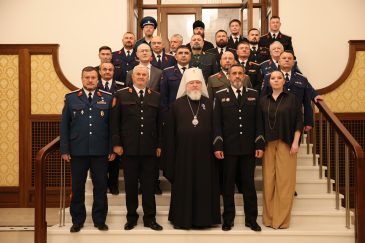 Атаман Всероссийского казачьего общества наградил духовенство храма медалью «За выдающийся вклад в развитие Российского казачества»